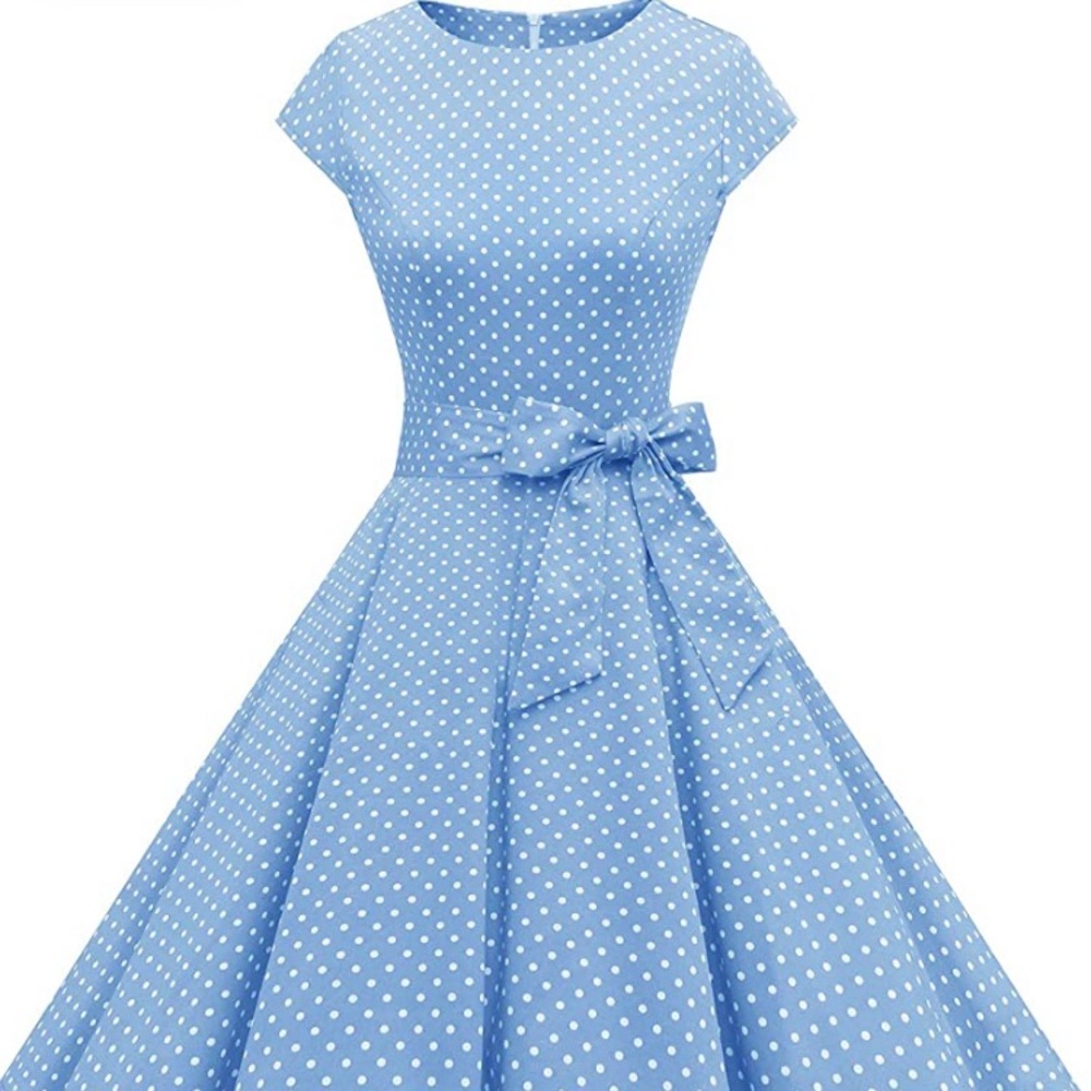 1950s retro rockabilly nuclear mom dress